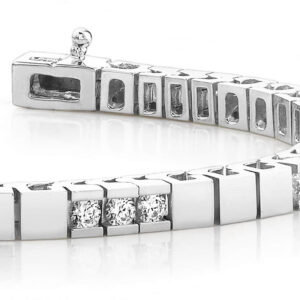 Diamond Building Block Tennis Bracelet