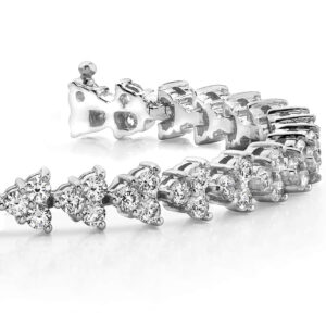 Diamond Pyramid Design Bracelet