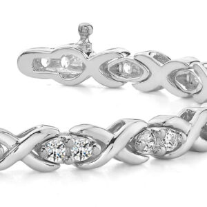 X Link Lovebird Diamond Bracelet
