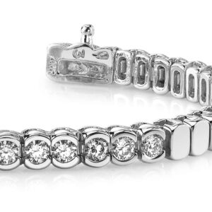Diamond Tears Bracelet In White Yellow Or Rose Gold