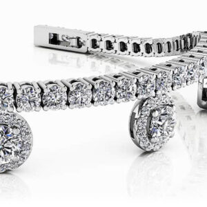 Midnight Dreams Diamond Charm Bracelet Available In Gold Or Platinum