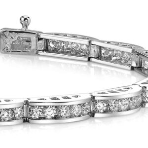 Two Tone Channel Link Bracelet