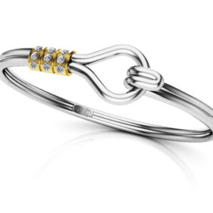 The Milestone Unity Bracelet In White Gold Yellow Gold And Platinum