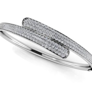 Luxe Diamond Bangle Available In 14K 18K Yellow White Or Platinum