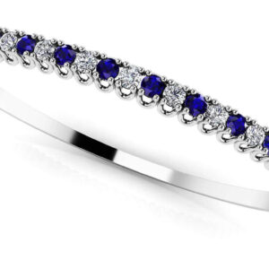 Captivating Diamond and Gemstone Bangle Bracelet