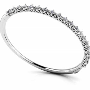 Blossoming Florals Diamond Bangle