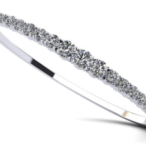 Diamond Dreams Graduated Bangle Bracelet