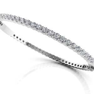 Endless Elegance Diamond Bangle In 14K 18K Or Platinum