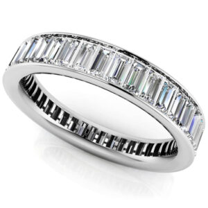 Mesmeric Diamond Channel Set Eternity Ring In White Gold Yellow Gold And Platinum