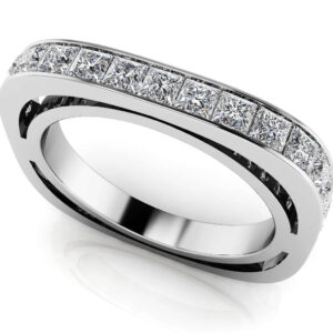 Princess Cut Diamond Square Eternity Ring