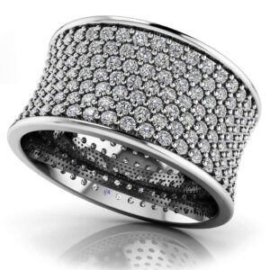 Diamond Eternity Ring With Seven Rows