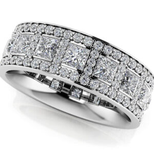 Red Carpet Sparkles Eternity Ring Available In White Yellow Rose Gold Or Platinum