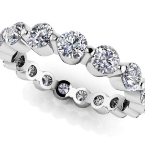 La Belle Common Prong Diamond Eternity Ring