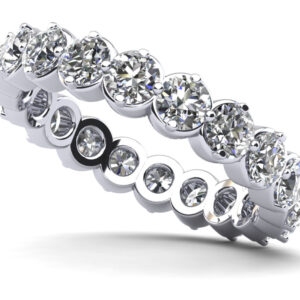 Uniquely Elegant Eternity Ring