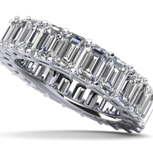 Emerald Cut Classic Diamond Eternity Ring