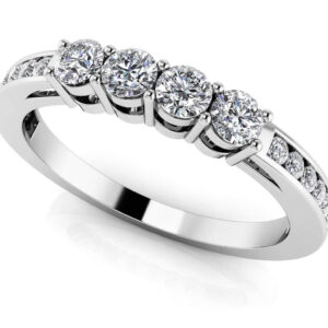 Center Four Diamond Band