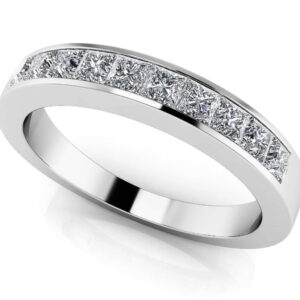 It Is A Ten Diamond Band In 14K 18K White Yellow Or Rose Gold