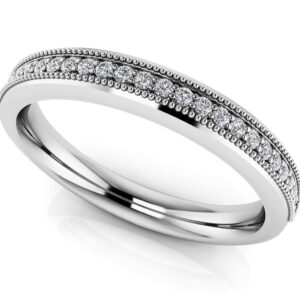 Vintage Beauty Matching Diamond Ring Available In Platinum Or Gold