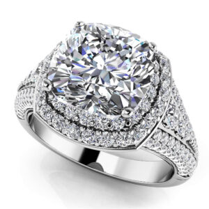 Lasting Legacy Cushion Cut Stone Shape Engagement Ring