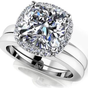 New Love Wedding Set In White Yellow Gold Or Platinum