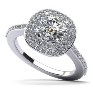 Effervescent Diamond Engagement Ring