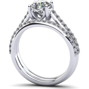 Brilliant Sweetheart Diamond Bridal Set