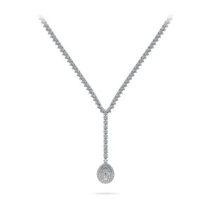 True Romance Diamond Necklace Available In White Yellow Rose Gold Or Platinum