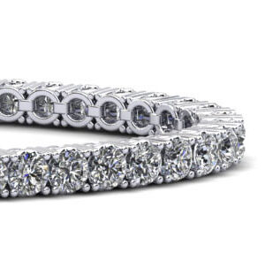 Sweetheart Diamond Tennis Bracelet