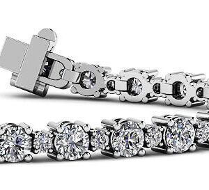 Alternating Diamond Tennis Bracelet