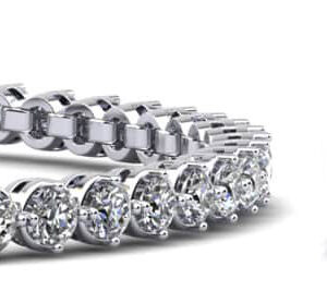 Dazzling Four Prong Diamond Tennis Bracelet