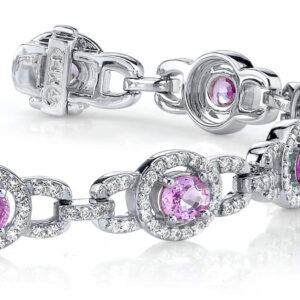 Designer Gemstone Diamond Bracelet