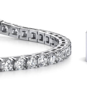 Diamond Dreams Tennis Bracelet In White Yellow Or Rose Gold