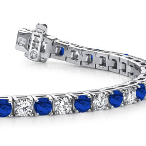Gemstone Dreams Diamond Tennis Bracelet Available In Platinum Or Gold