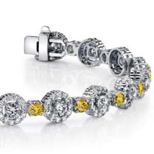 Gemstone Link Circle Bracelet