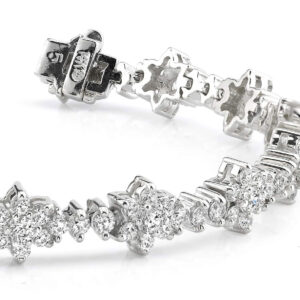 Diamond Cluster Bracelet