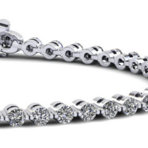 Classic Prong Set Diamond Tennis Bracelet