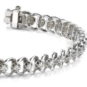 Diamond Solitaire Ring Illusion Tennis Bracelet