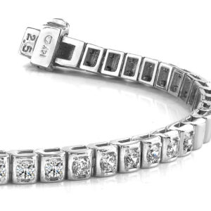 Box Link Diamond Bracelet