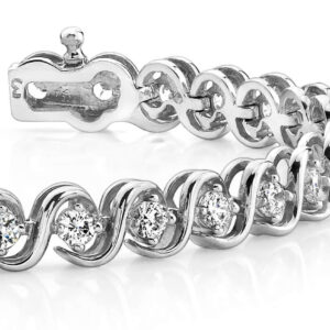 S Link Diamond Bracelet