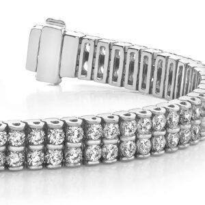Two Row Diamond Bracelet