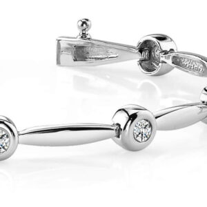 Shiny Link Diamond Bracelet In 14K 18K Or Platinum