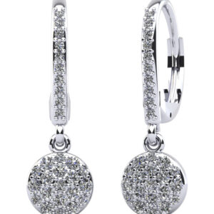 Sparkle Cluster Diamond Earrings