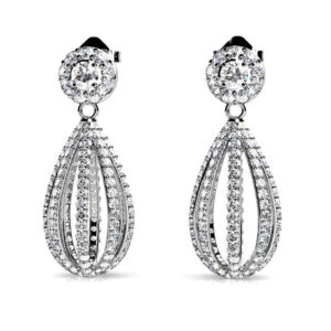 Dreamy Diamond Drop Earrings Available In White Yellow Rose Gold Or Platinum