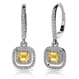 Day To Night Gemstone And Diamond Earrings In 14K 18K Or Platinum