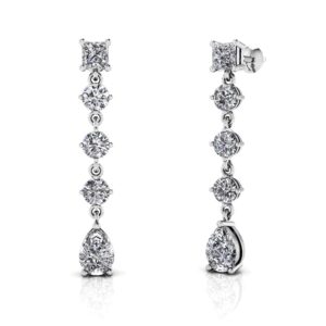 Gala Multi Shape Diamond Earrings In 14K Or 18K White Gold Yellow Gold Or Platinum