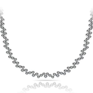 Diamond Bubble Necklace Available In White Yellow Rose Gold Or Platinum