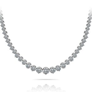 Strand Of Diamonds In 14K 18K Yellow White Or Rose Gold