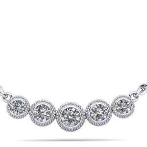 Vintage Fire Diamond Necklace