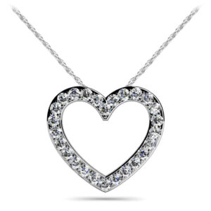 Perfect Diamond Heart Pendant