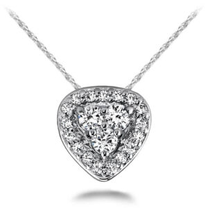 Inverted Teardrop Diamond Pendant